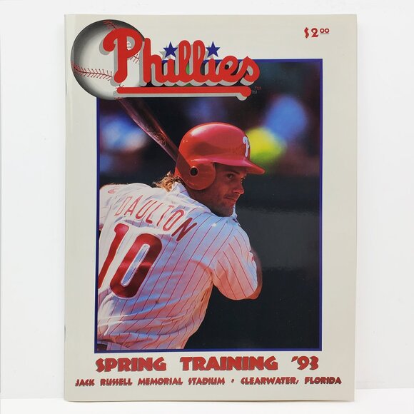 Philadelphia Phillies Vintage 1993 Program Spring Training 90s MLB Baseball - Picture 1 of 10